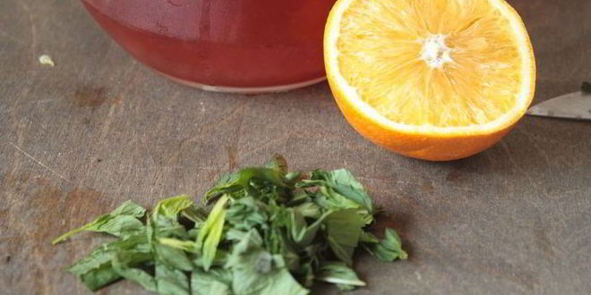 Рецепт клубнично-апельсинового морс