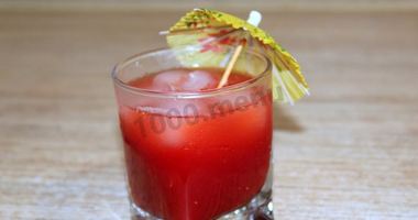 Рецепт Клубничного морса из клубники