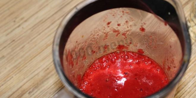 Рецепт клубничного морса из клубники