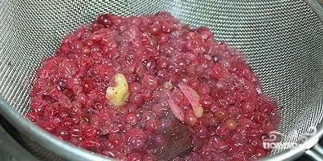 Рецепт морса из брусники