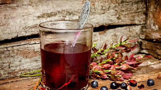 Рецепт морса из черники