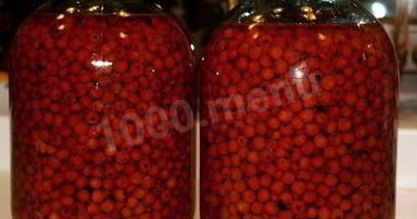 Рецепт Черноплодной наливки из рябины