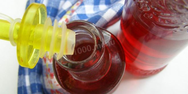 Рецепт малиновой наливки из малины