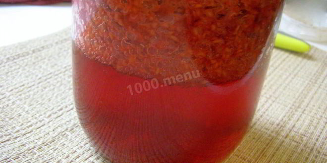 Рецепт малиновой наливки из малины