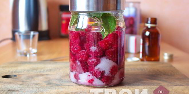 Рецепт наливки из малины