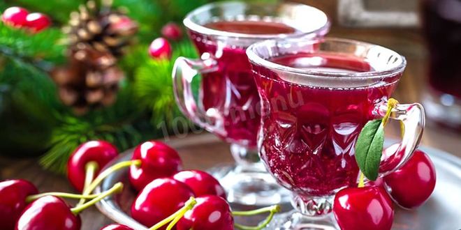 Рецепт Вишневой наливки с листьями