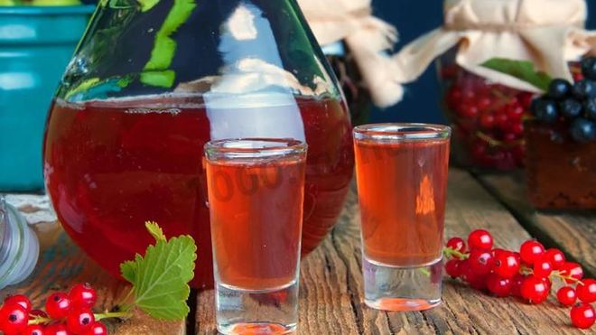 Рецепт настойки из красной смородины