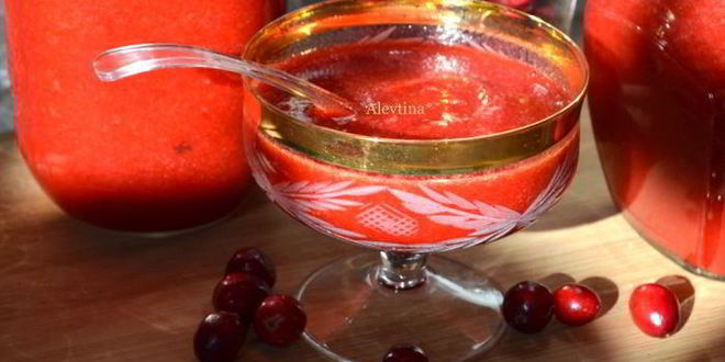 Рецепт Клюквенного соуса Сангрия