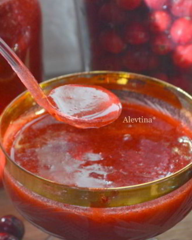 Рецепт клюквенного соуса сангрия