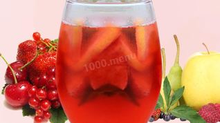 Рецепт Коктейля Сангрия с ликером Куантро