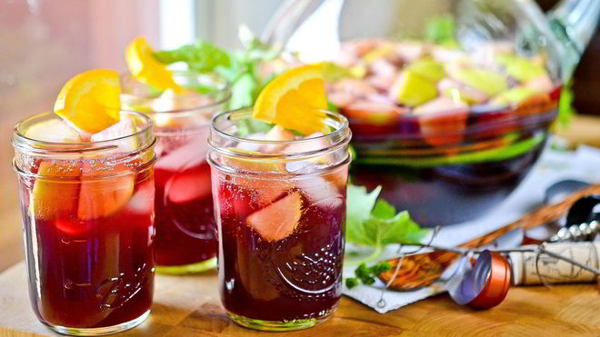 Рецепт сангрии с красным вином