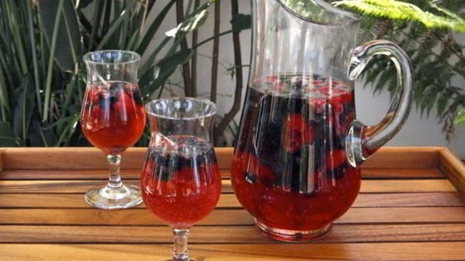 Рецепт сангрии ягодной