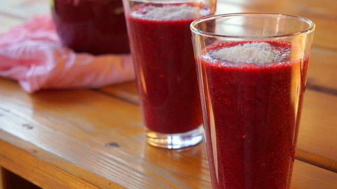 Рецепт ананасова-ягодного смузи