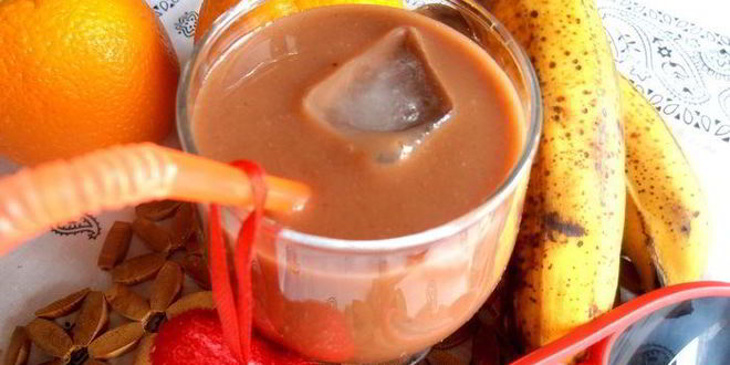 Рецепт бананова-шоколадного смузи