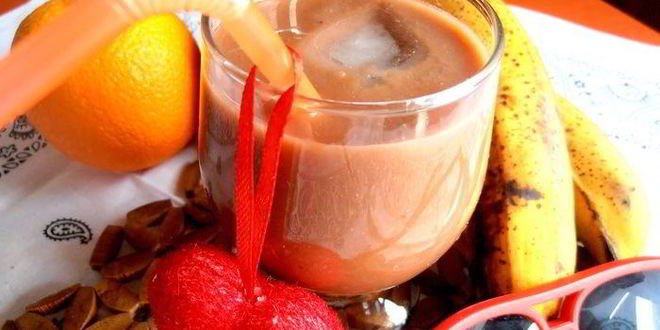 Рецепт бананова-шоколадного смузи