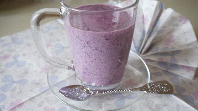 Рецепт черничного смузи