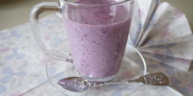 Рецепт черничного смузи