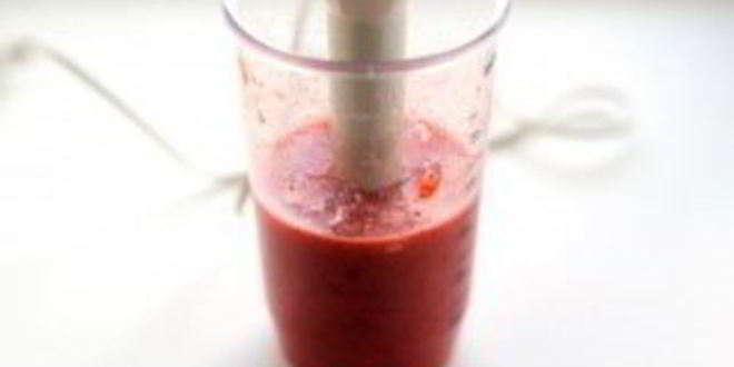 Рецепт клубнично-бананового смузи