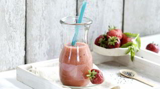 Рецепт Коктейля-смузей Клубничного