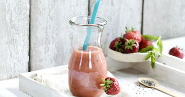 Рецепт Коктейля-смузей Клубничного