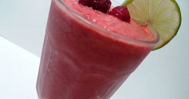 Рецепт Малинова-яблочного смузи с лаймом