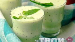 Рецепт Молочно-фруктового смузи с киви и бананом