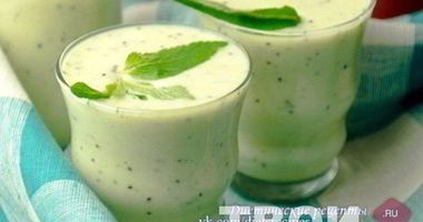 Рецепт Молочно-фруктового смузи с киви и бананом