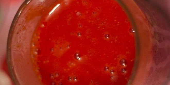 Рецепт морковного печенья с бананово-клубничным смузи