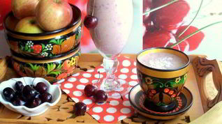 Рецепт Смузей Черешенка