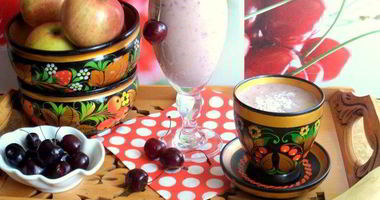 Рецепт Смузей Черешенка