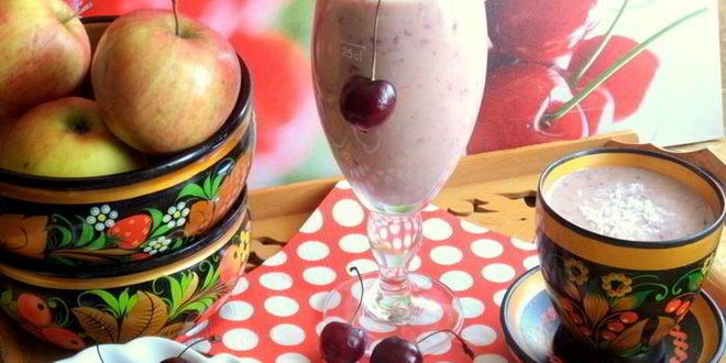 Рецепт смузей черешенка