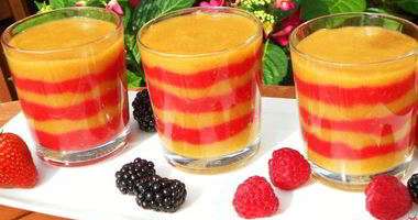 Рецепт Смузей из малины и персиков