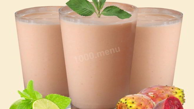 Рецепт смузей из плодов кактуса