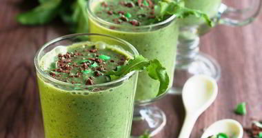 Рецепт Смузей из щавеля, фруктов и хлопьев