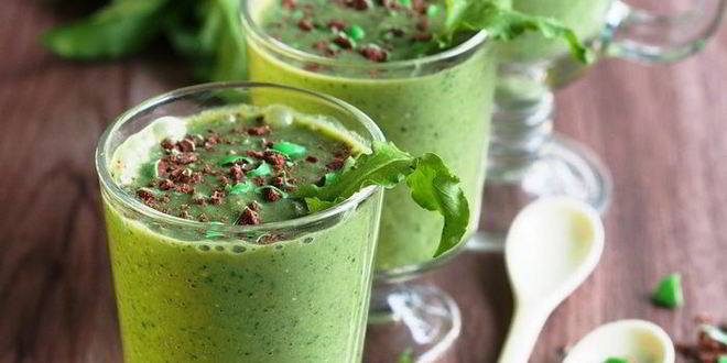 Рецепт Смузей из щавеля, фруктов и хлопьев