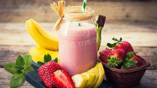 Рецепт Смузей клубника банан