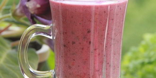 Рецепт Смузей ягодно-льняной