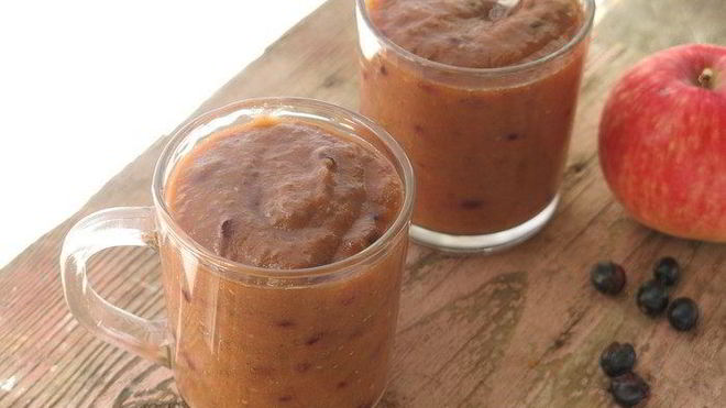 Рецепт яблочного смузи с чиа