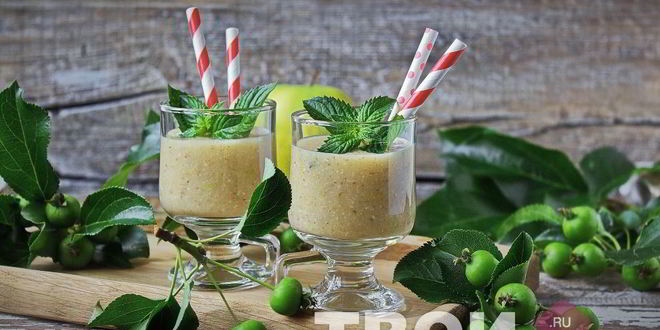 Рецепт яблочного смузи