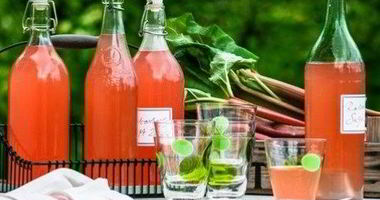 Рецепт Сока из ревеня