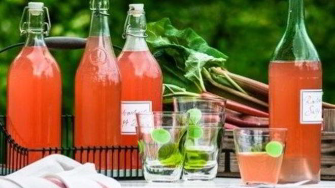 Рецепт сока из ревеня