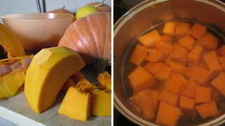 Рецепт Сока из тыквы и апельсинов