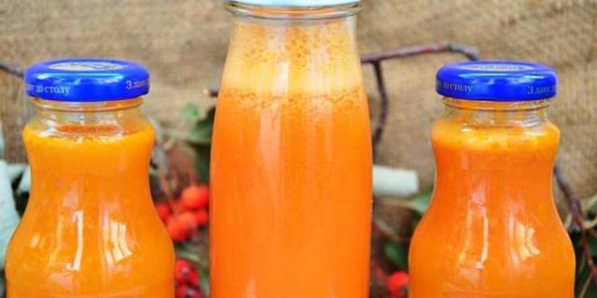 Рецепт сока из тыквы, яблок и моркови