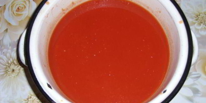 Рецепт томатного сока