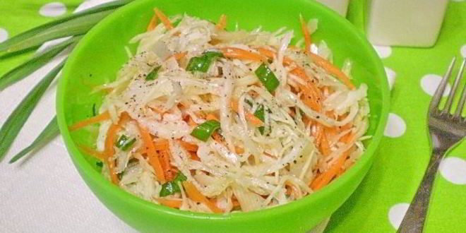 Рецепт Диетического салата из капусты
