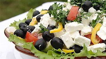 Рецепт Греческого салата с фетаксой