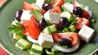 Рецепт Греческого салата с фетой