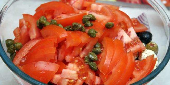 Рецепт греческого салата с сыром фета