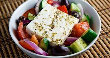 Рецепт Греческого салата с винным уксусом