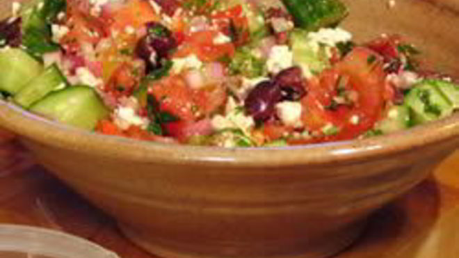 Рецепт греческого салата со сладким перцем